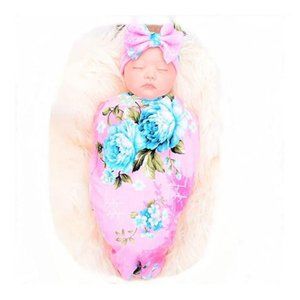 Swaddle Set, Baby Blanket, Floral Swaddle Blanket